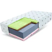 FDM SAVONA Matras 100x200 cm - Hoogte 22 cm H3 en H4 - Koudschuim Matrassen - Dubbelzijdig - 7 zones - Öko-Tex