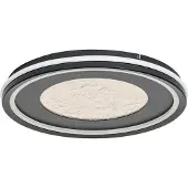 LUCANDE Plafondlamp , Tillian, dimbare, Zwart, Woonkamer, Metaal, Modern