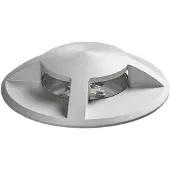 LUCANDE LED grondspot inbouwlamp Anina van aluminium, alu / grijs / zink, Aluminium, Modern, LED inbouwspot