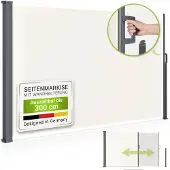 Juskys Windscherm/ Zonnescherm Dubai - 300 x 180 cm - Beige