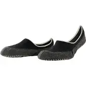 Falke Cosyshoe Noppen op de zool wol huissokken heren grijs - maat 45-46