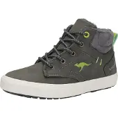 Kangaroos Kavu X high-top kindersneaker unisex grijs gevoerde winterschoenen