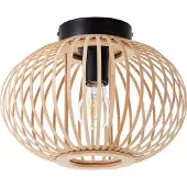 Brilliant Houten plafondlamp Enca Ø 30cm