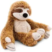 Nici Sloth Slobby With Velcro On Hands Teddy 25 Cm Beige Kinderen
