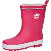 Lico Regenlaarzen pink / wit