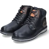 Tom Tailor DENIM Veterboots bruin / zwart