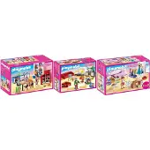 Playmobil Dollhouse Set van 3 onderdelen 70206 + 70207 + 70208