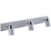 LINDBY Plafondlamp Kardo, dimbaar, wit / opaal, Woon-/ Eetkamer, metaal, Modern, Plafondlamp badkamer