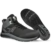 Albatros werkschoenen 63640 Vigor 2 impulse black mid S3S ESD FO HRO SR 45 / Zwart
