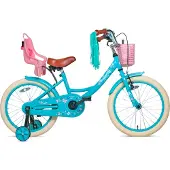 Nogan Butterfly - Kinderfiets - Meisjesfiets - 18 inch - Turquoise