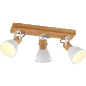 LINDBY Plafondlamp , Merela, dimbare, Hout, Woonkamer, Hout, Scandinavisch