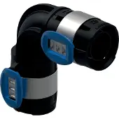 Geberit flowfit bocht 45 gr ppsu d75