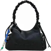 Desigual Schoudertas 'Half Logo Montville' zwart