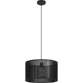Eglo 43795 Manby Hanglamp Staal Zwart - 1 x E27