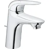 GROHE Waschtisch-Hebelmischer Eurostyle S-Size, Hebel geschlossen, verchromt
