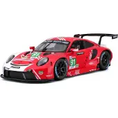 Bburago - Porsche 911 RSR LM 2020, Miniatuur 1:24, Gedetailleerde Replica Racing Versie met Open Deuren, Porsche Licentie, Aanbevolen Leeftijd 3+