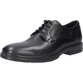 Ecco heren veterschoenen LISBON, zwart (Black 1001), maat 45 EU