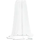 vidaXL Klamboe voor paraplu 220 gaas Φ330x250 cm wit