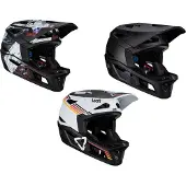 Leatt helm, model MTB Gravity 4.0, kleur: zwart/grijs, maat: XL