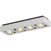 Arcchio Plafondlamp , Ronka, dimbare, Wit, Woonkamer, Metaal, Modern