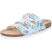 Rohde Muiltjes 'Pantolette Damen 5620 52 Kunststoff (Synthetik) in blau' blauw