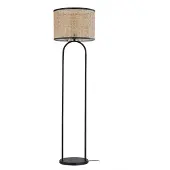 LINDBY Vloerlamp Yaelle, hout licht, Woon-/ Eetkamer, Hout, Scandinavisch, vloerlamp