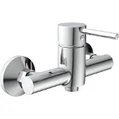 Schutte LAURANA Douchekraan - Mengkraan - 150 mm Hartafstand - Chroom