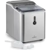 Klarstein Chillout ijsblokjesmachine kogelijs 12kg/24h watertank: 1,5 L zilver