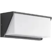 LINDBY LED-wandlamp buiten Malim , zwart, Aluminium, Modern, LED wandlamp buiten