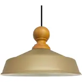 Bamyum Asletl Industriële Hanglamp Van Hout, Bnej Metalen Lamp