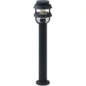 LINDBY Tuinpadverlichting Alvaro, dimbaar, zwart, Aluminium, Modern, Tuinpad verlichting