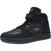 Kangaroos K-CP Bound Mid EV hoge unisex kindersneaker warme voering zwart