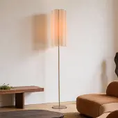 LumenXL Vloerlamp Oia met linnen kap - beige