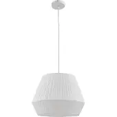 LINDBY Hanglampe , Vitore, dimbare, Wit, Woonkamer, Stof, Scandinavisch