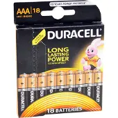 Duracell Aaa Aaa Alkaline Batterij 18 Eenheden