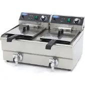 Maxima Frituurpan - 2x 13 L - 2 Manden - met Tapkraan
