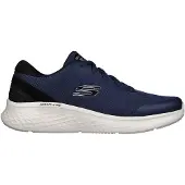 SKECHERS Sneakers laag donkerblauw / zwart / wit