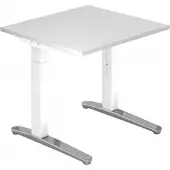 Hjh OFFICE PRO XTRA XB 8 WC - Wit 80 x 80 Tafelhoogte I In hoogte verstelbaar