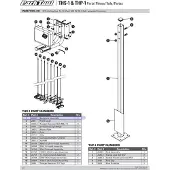 Park Tool Thp-1 Mounting Post Werkbank