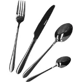 Homla Bestek set ABELE Black, 16 st.