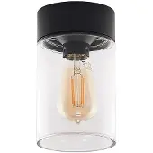 Arcchio Buitenverlichting , Liljana, dimbare, Zwart, Glas, Modern