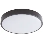 LINDBY Slimme plafondlamp Innes, dimbaar, zwart, Woon-/ Eetkamer, metaal, Modern, Slimme plafondlamp