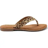 Lazamani Slippers Dames Beige Ponyhaar Maat 36