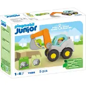 Playmobil Junior: Excavator Shovel Geel Kinderen