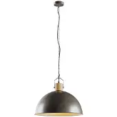 LINDBY Hanglamp Holgar, dimbaar, groen, Woon-/ Eetkamer, metaal, Industrieel design, hanglamp
