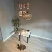 Bamyum Solenya hanglamp, Moderne stijl, Ø37 cm, goudkleurig metalen lamp