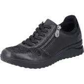 Rieker Sneakers freizeitschoen, lage schoen, veterschoen met losse zachte inlegzool