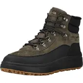 Geox Veterboots 'U Granito + Grip B ABX D' donkergroen / zwart