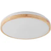 LINDBY Plafondlamp , Emiva, dimbare, Hout, Woonkamer, Hout, Modern
