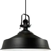 Bamyum Asletl Hanglamp Metaal Ø40 cm, Zwart Moderne Lamp
